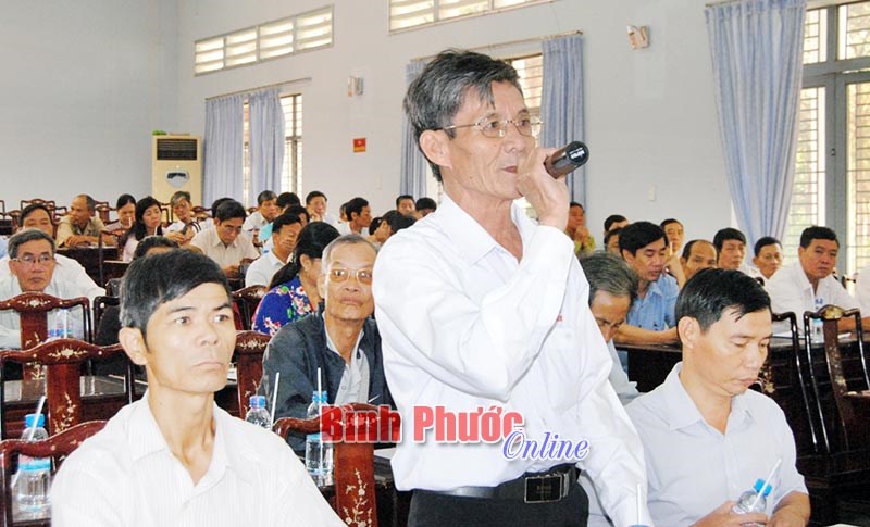 Đồng Ph&uacute; tổ chức đối thoại với tổ d&acirc;n vận, ban c&ocirc;ng t&aacute;c mặt trận