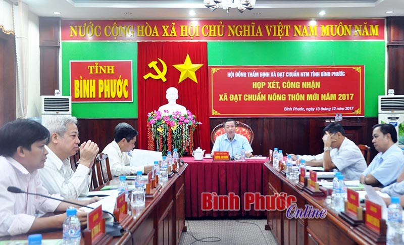 11/12 xã được xét công nhận về đích nông thôn mới năm 2017