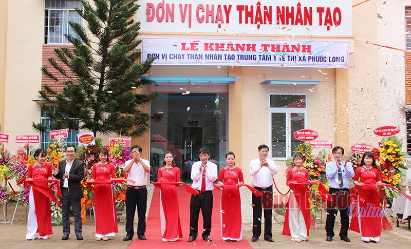 Trung tâm y tế Phước Long đưa vào hoạt động đơn vị chạy thận nhân tạo