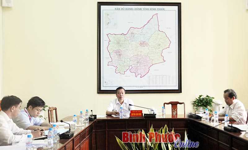 UBND tỉnh tháo gỡ việc thực hiện nút giao thông tại cổng KCN Đồng Xoài II