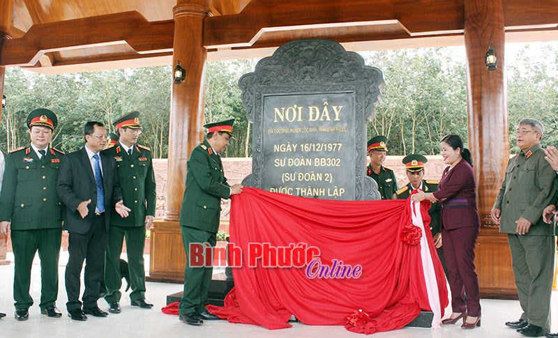 Kh&aacute;nh th&agrave;nh khu di t&iacute;ch nơi th&agrave;nh lập Sư đo&agrave;n 302