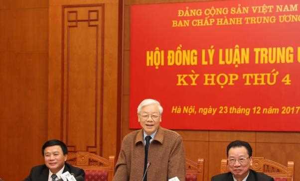 Tổng B&iacute; thư Nguyễn Ph&uacute; Trọng: L&yacute; luận phải vươn l&ecirc;n dẫn đường v&agrave; đồng h&agrave;nh với thực tiễn