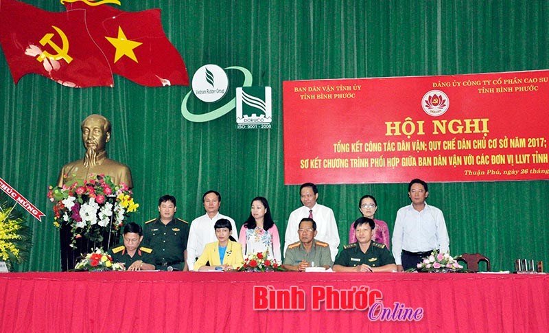 Năm 2018, c&ocirc;ng t&aacute;c d&acirc;n vận tập trung v&agrave;o 9 nhiệm vụ trọng t&acirc;m