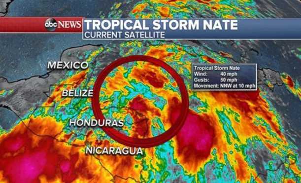 Bão nhiệt đới Nate đổ bộ vào Trung Mỹ làm hàng chục người thương vong