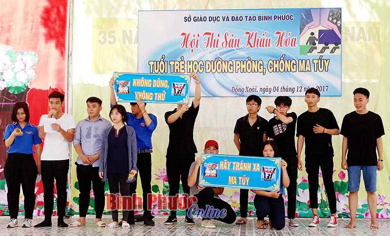Sôi nổi hội thi “Tuổi trẻ học đường phòng, chống ma túy”