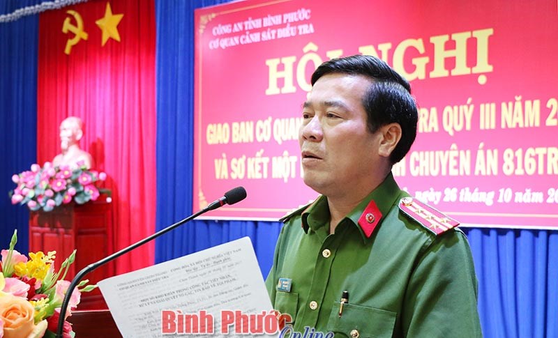 Sơ kết 1 năm đấu tranh Chuy&ecirc;n &aacute;n 816TRM