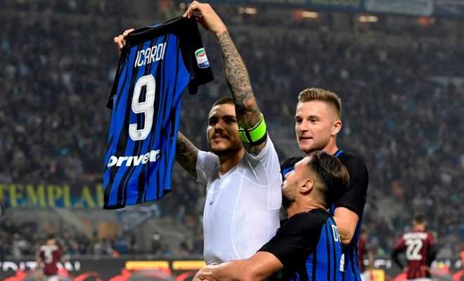 Icardi tỏa sáng, Inter hạ gục Milan sau màn rượt đuổi kịch tính