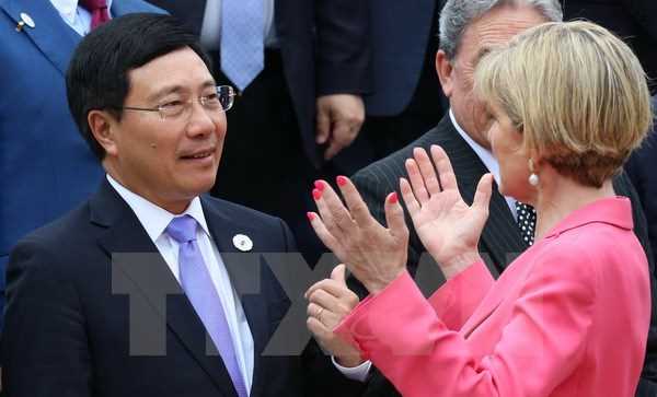 Ngày làm việc đầu tiên Hội nghị liên Bộ trưởng Ngoại giao - Kinh tế APEC