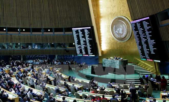 Đại hội đồng LHQ thông qua nghị quyết về vấn đề Jerusalem