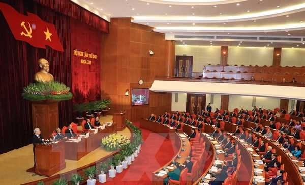 Ng&agrave;y l&agrave;m việc thứ tư Hội nghị lần thứ s&aacute;u Ban Chấp h&agrave;nh TW kh&oacute;a XII