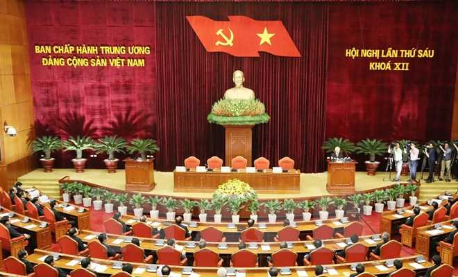 Bế mạc Hội nghị lần thứ s&aacute;u Ban Chấp h&agrave;nh Trung ương Đảng Kh&oacute;a XII