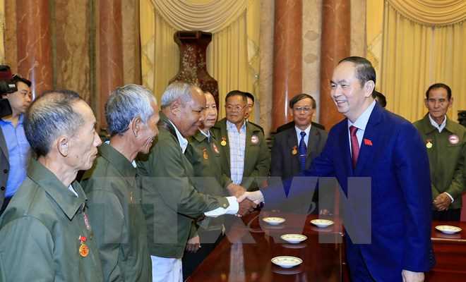 Chủ tịch nước: Việt Nam lu&ocirc;n ghi nhớ sự gi&uacute;p đỡ của nh&acirc;n d&acirc;n L&agrave;o