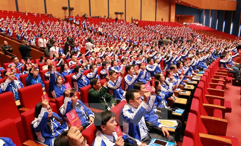 [Photo] Khai mạc Phiên thứ nhất Đại hội Đại biểu toàn quốc Đoàn TNCS