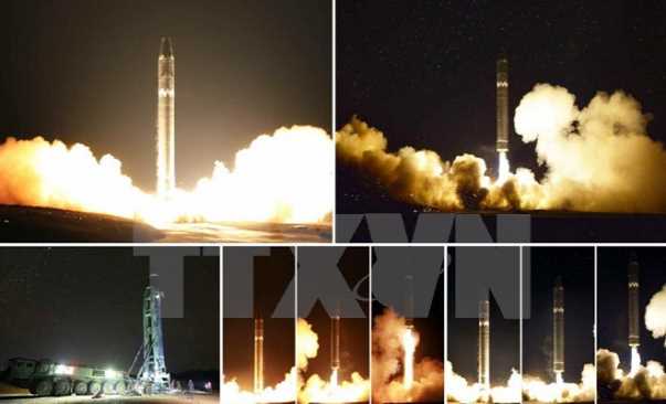 Hàn Quốc: Tên lửa Hwasong-15 dường như mới được phát triển