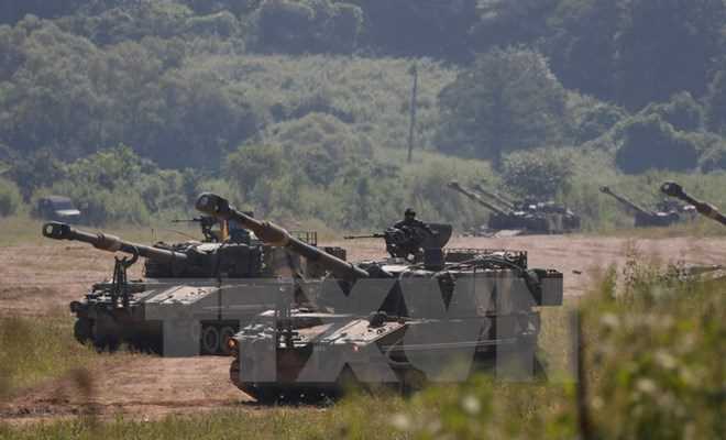 Hàn Quốc-Mỹ-Nhật Bản bắt đầu tập trận chung chống tên lửa