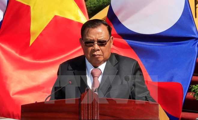 Ph&aacute;t biểu của Tổng B&iacute; thư L&agrave;o bế mạc Năm đo&agrave;n kết hữu nghị L&agrave;o-Việt