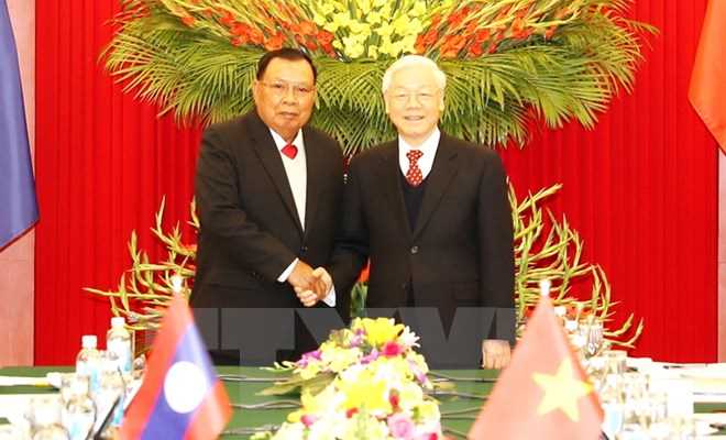 Tăng cường quan hệ ch&iacute;nh trị giữa hai nước Việt Nam v&agrave; L&agrave;o