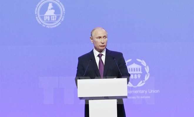 Chủ tịch Quốc hội Nguyễn Thị Kim Ng&acirc;n dự khai mạc IPU-137