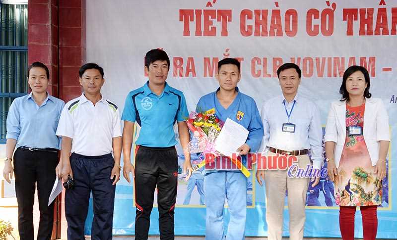 Bình Long có thêm 1 CLB vovinam