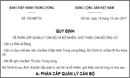 C&aacute;n bộ đ&atilde; bị kỷ luật th&igrave; kh&ocirc;ng quy hoạch