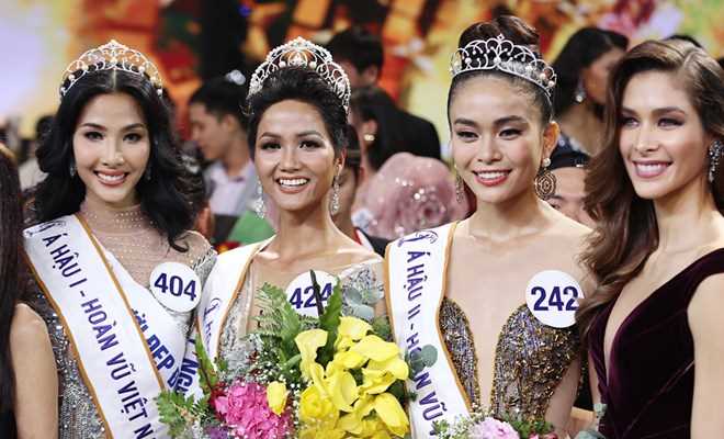 Người đẹp H&rsquo;Nen Ni&ecirc; đăng quang Ng&ocirc;i vị Hoa Hậu Ho&agrave;n vũ Việt Nam 2017