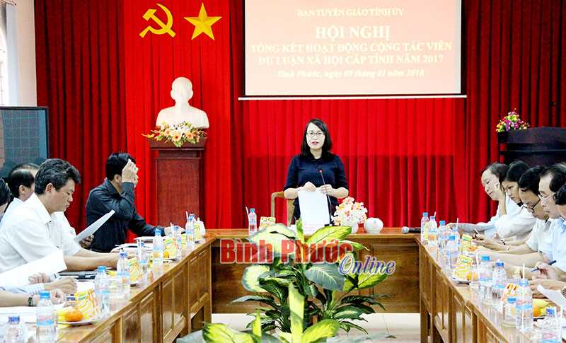 To&agrave;n tỉnh c&oacute; 33 cộng t&aacute;c vi&ecirc;n dư luận cấp tỉnh