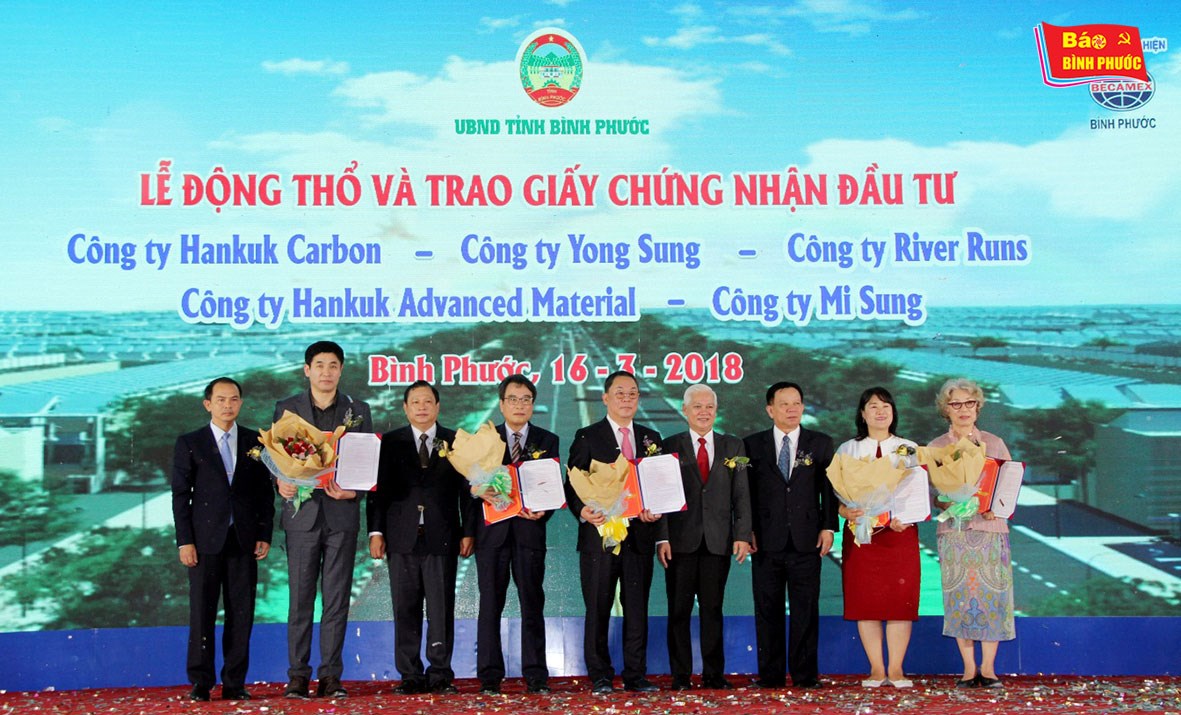 [Video] Khởi c&ocirc;ng x&acirc;y dựng 5 dự &aacute;n tại Khu c&ocirc;ng nghiệp - đ&ocirc; thị Becamex - B&igrave;nh Phước