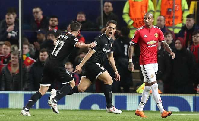 Sevilla loại M.U khỏi Champions League ngay tại Old Trafford