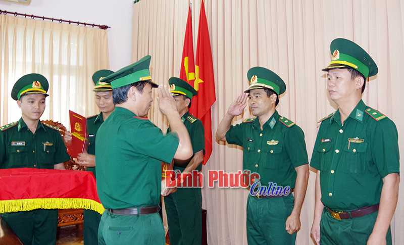 Bộ Chỉ huy Bộ đội bi&ecirc;n ph&ograve;ng tỉnh: Trao quyết định bổ nhiệm cấp trưởng ph&ograve;ng