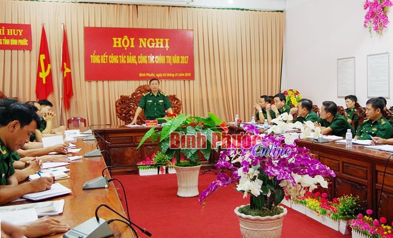 Bộ đội bi&ecirc;n ph&ograve;ng tỉnh tổng kết c&ocirc;ng t&aacute;c đảng, ch&iacute;nh trị