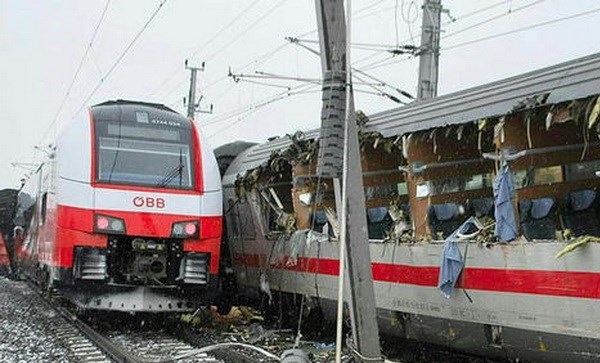 Áo: Tai nạn tàu hỏa nghiêm trọng, hơn 20 người thương vong