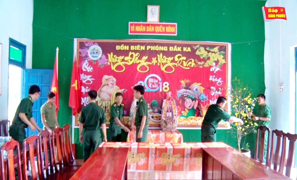 [Video] Tết sớm ở Đồn bi&ecirc;n ph&ograve;ng Đắk Ka