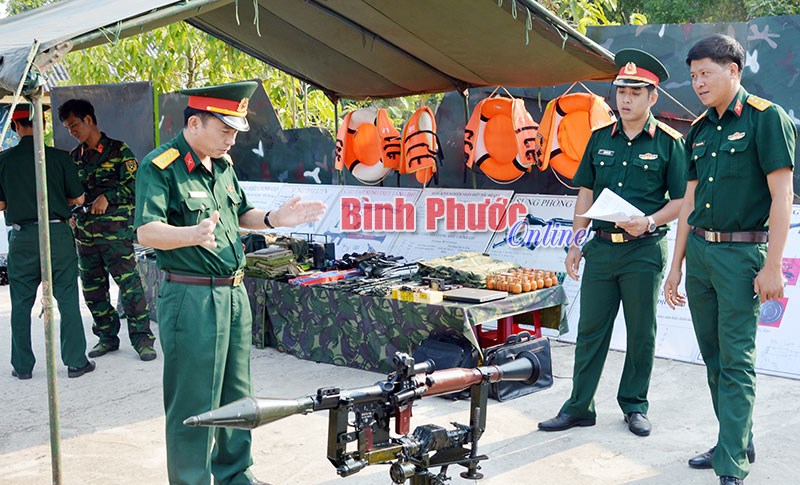 Ghi nhận từ hội thi m&ocirc; h&igrave;nh học cụ của LLVT tỉnh