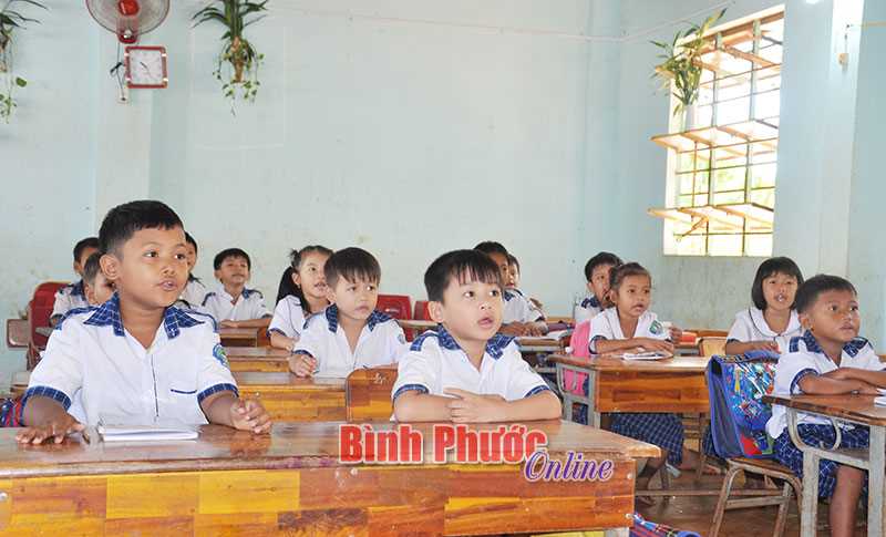 Trường tiểu học An Khương nhiều năm không có học sinh bỏ học