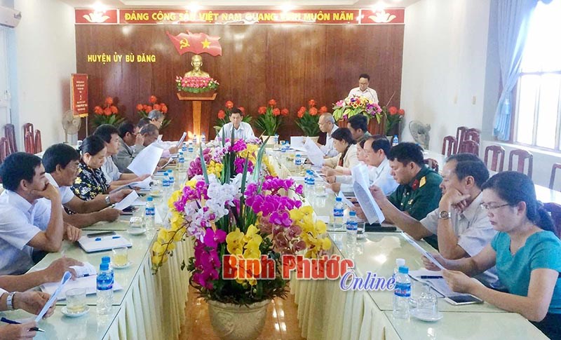 B&ugrave; Đăng tổng kết c&ocirc;ng t&aacute;c năm Ban chỉ đạo 94