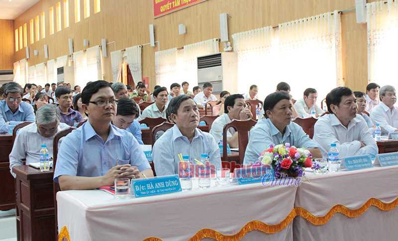 Huyện ủy B&ugrave; Đốp tổ chức hội nghị c&aacute;n bộ chủ chốt