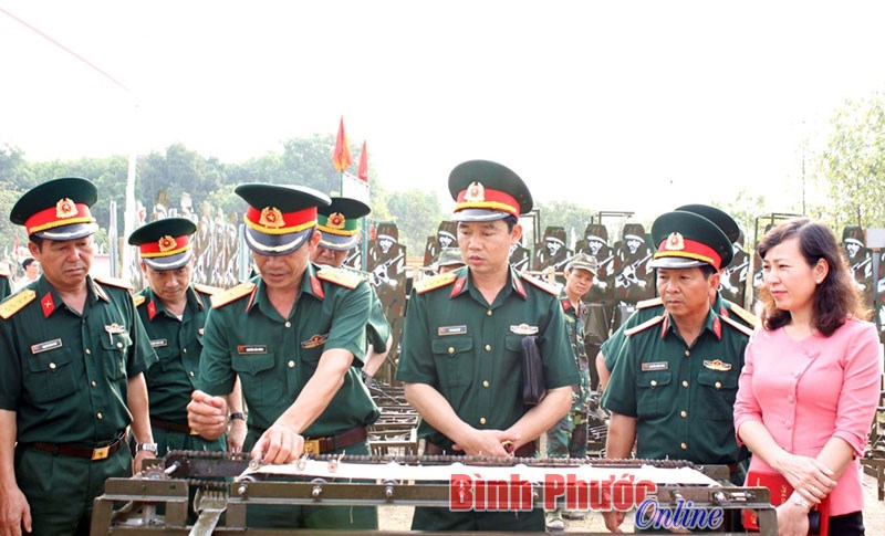 Lực lượng vũ trang tỉnh ra qu&acirc;n huấn luyện năm 2018