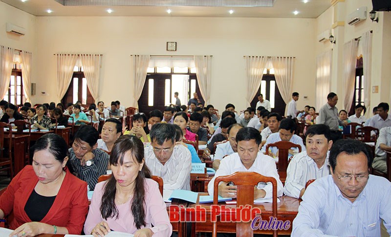 142 c&aacute;n bộ tập huấn c&ocirc;ng t&aacute;c mặt trận năm 2018