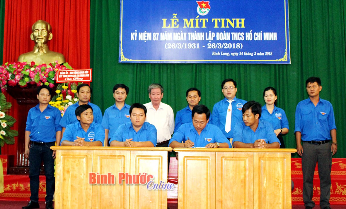 Đoàn thanh niên Cao su Bình Long tổ chức nhiều hoạt động ý nghĩa
