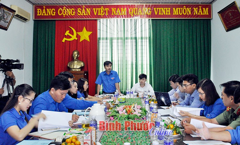 Đoàn công tác Trung ương Đoàn làm việc với Tỉnh đoàn Bình Phước