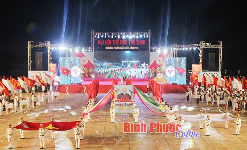 Khai mạc Đại hội Thể dục thể thao tỉnh lần thứ V, năm 2018