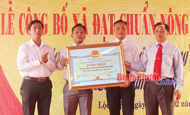 Lộc Hiệp nỗ lực về đích nông thôn mới