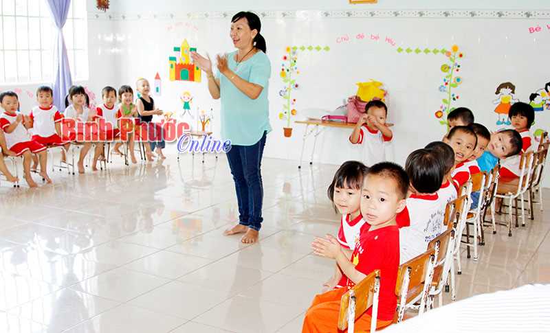 Chính sách đối với giáo viên mầm non