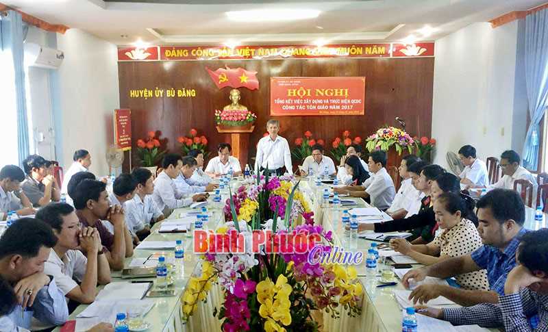 Bù Đăng thực hiện tốt quy chế dân chủ cơ sở