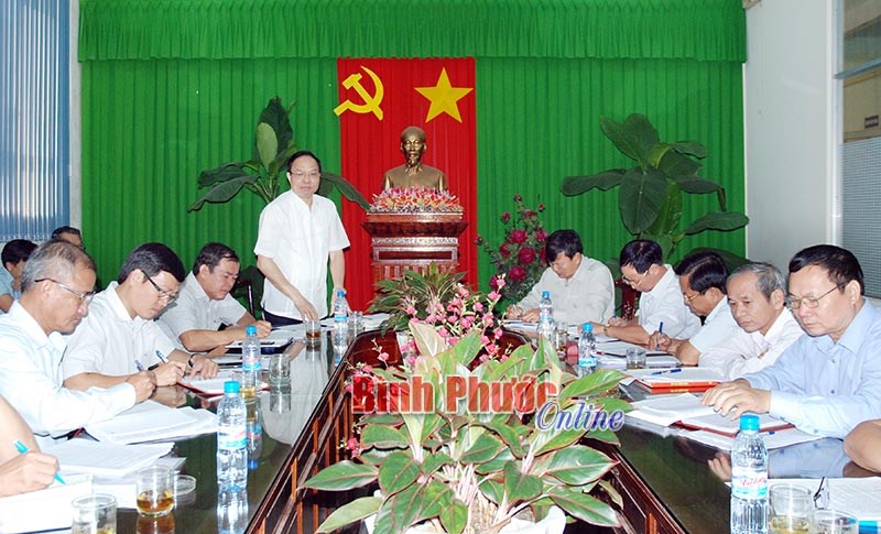 Ph&oacute; b&iacute; thư Tỉnh ủy L&ecirc; Văn Ch&acirc;u: Tập trung c&aacute;c giải ph&aacute;p đưa kinh tế Đồng Ph&uacute; ph&aacute;t triển nổi bật hơn