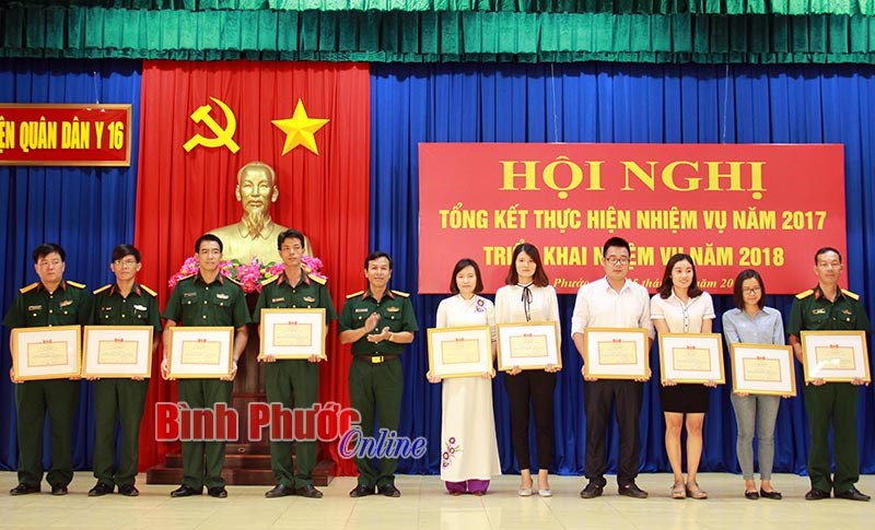 Bệnh viện Qu&acirc;n d&acirc;n y 16 tổng kết nhiệm vụ năm 2017