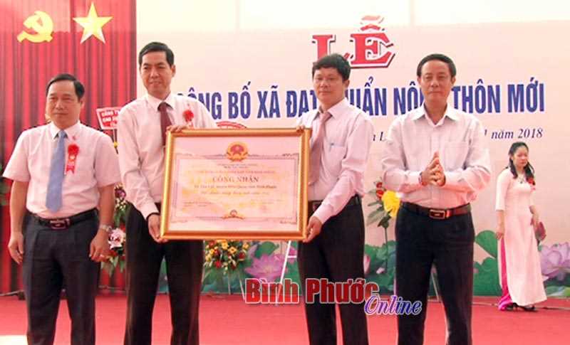 Thành Tâm, Tân Lợi, đón bằng công nhận nông thôn mới