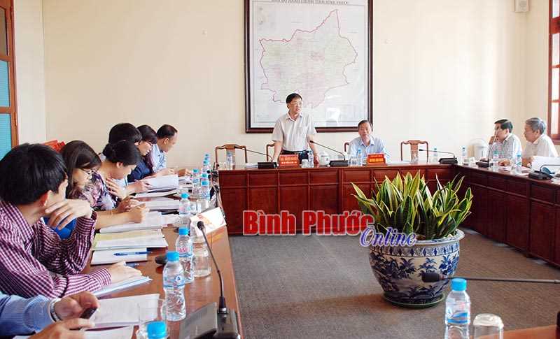 Khảo s&aacute;t th&agrave;nh lập phường Tiến Th&agrave;nh, th&agrave;nh phố Đồng Xo&agrave;i, thị trấn T&acirc;n Khai