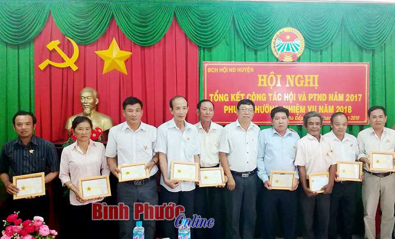 Bù Đốp: Trên 2.000 hộ nông dân sản xuất - kinh doanh giỏi các cấp