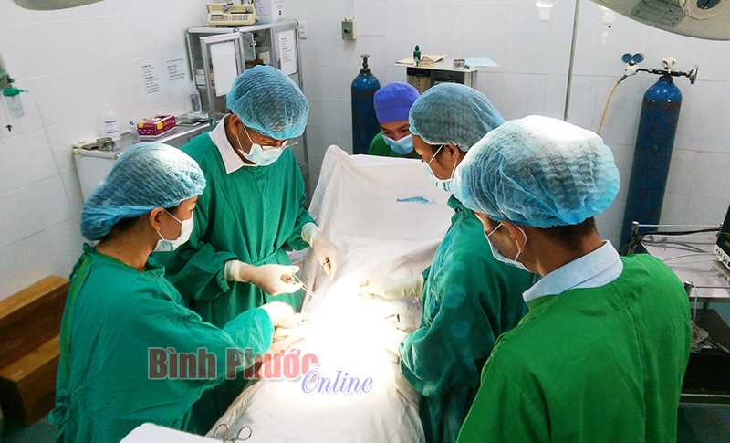 Trung tâm Y tế huyện Bù Đốp mổ thành công ca viêm ruột thừa cấp